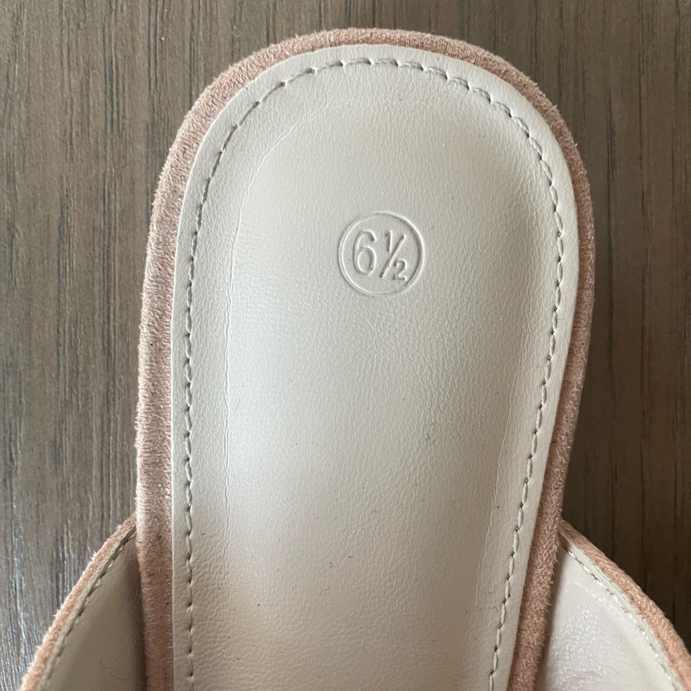 Juliet Holy Womens Mules Flats Pointed Toe Backless Metal Chain Slides, 6.5 - Picture 8 of 8